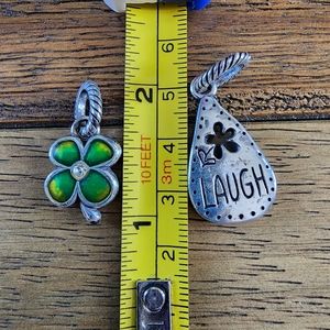 Brighton Shamrock and Love pendants